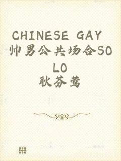 CHINESE GAY 帅男公共场合SOLO
